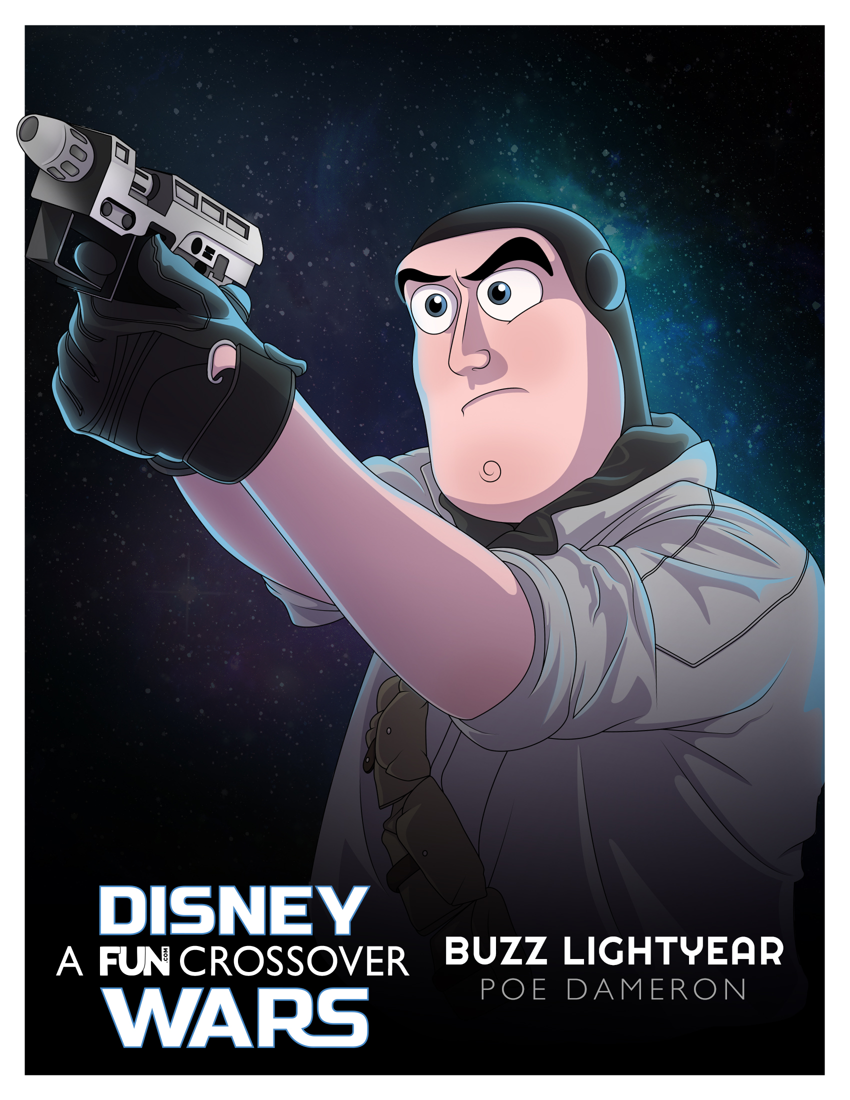 Disney Wars Buzz Lightyear Poe Dameron