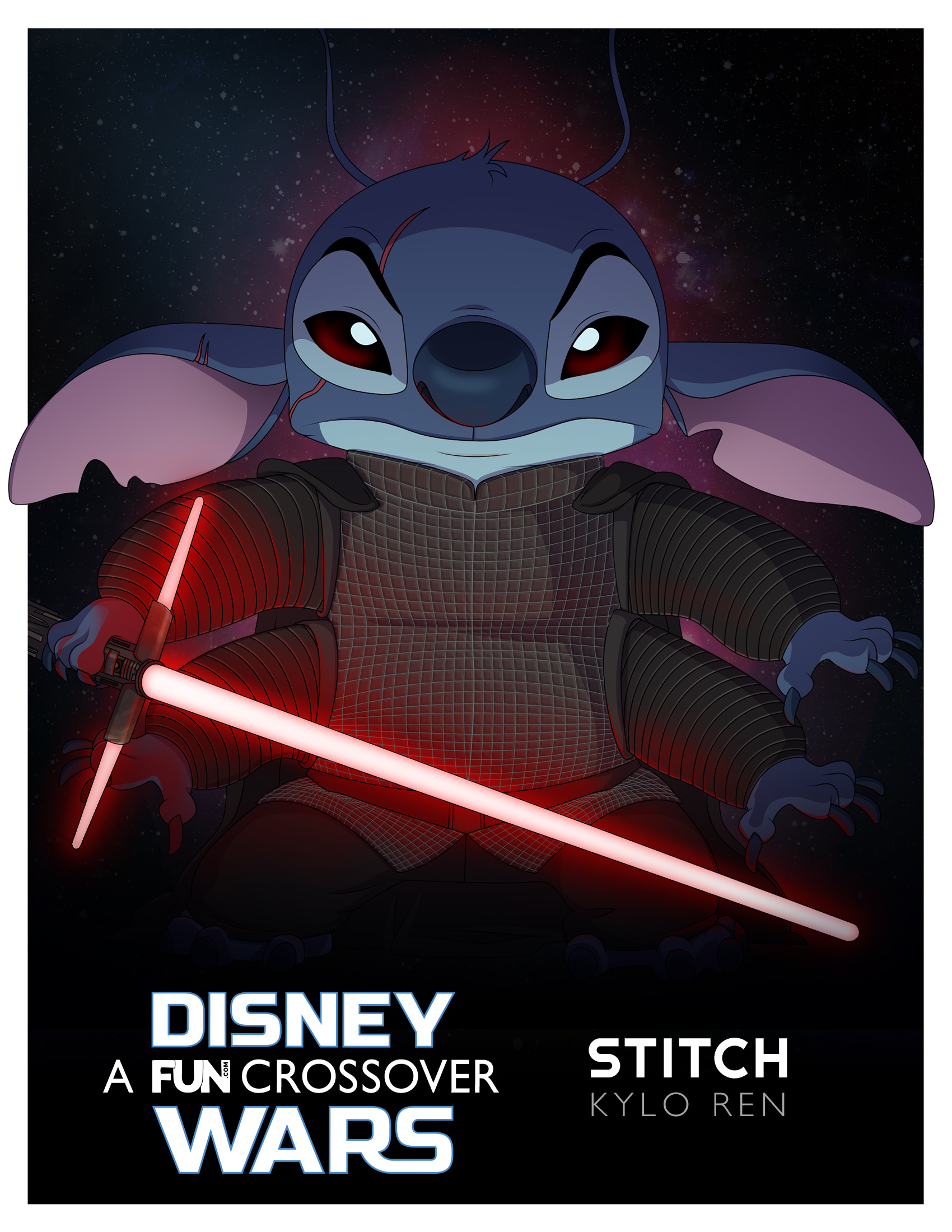 stitch star wars pin