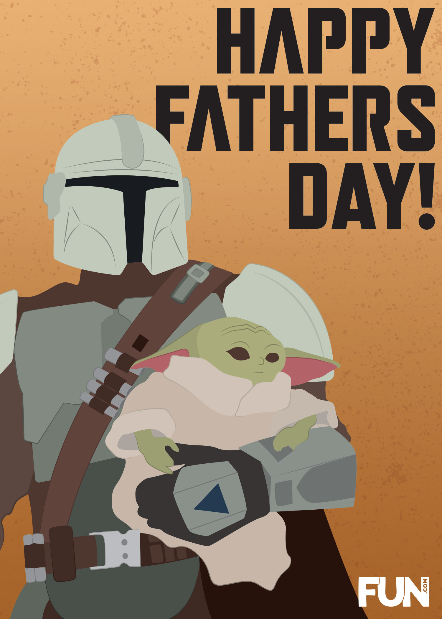 The Mandalorian and Grogu Father's Day Card
