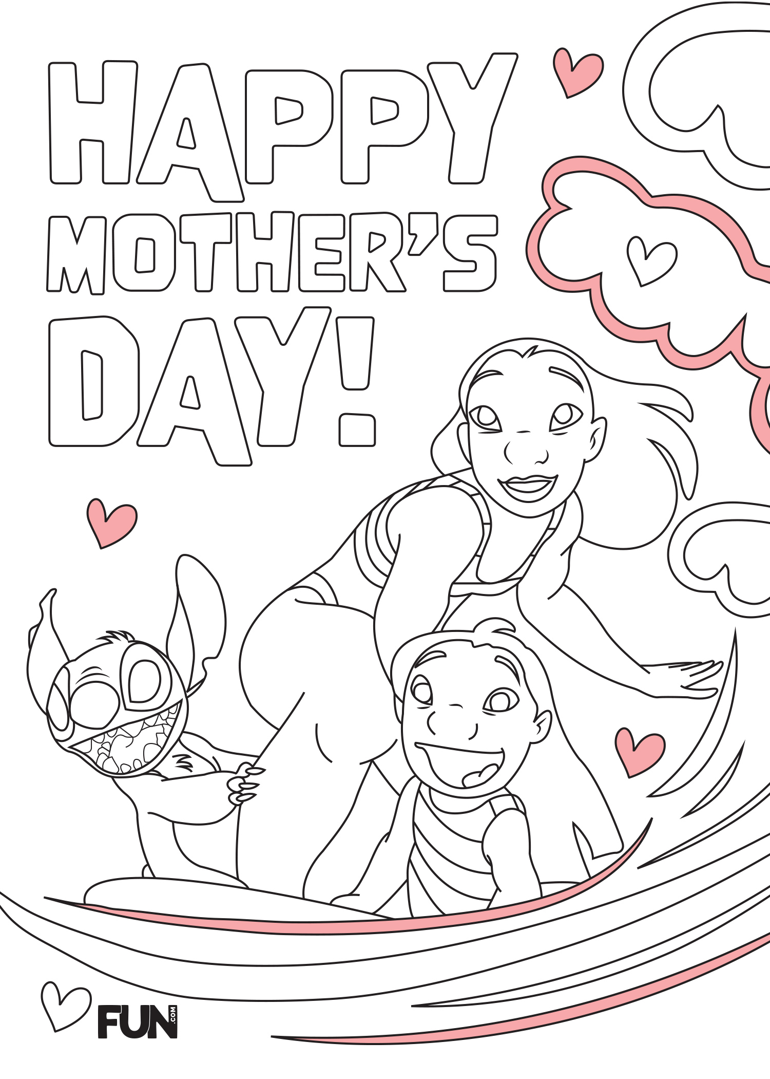 Lilo & Stitch Mother's Day Card