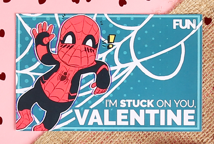 Spider-Man Valentine's Day Card