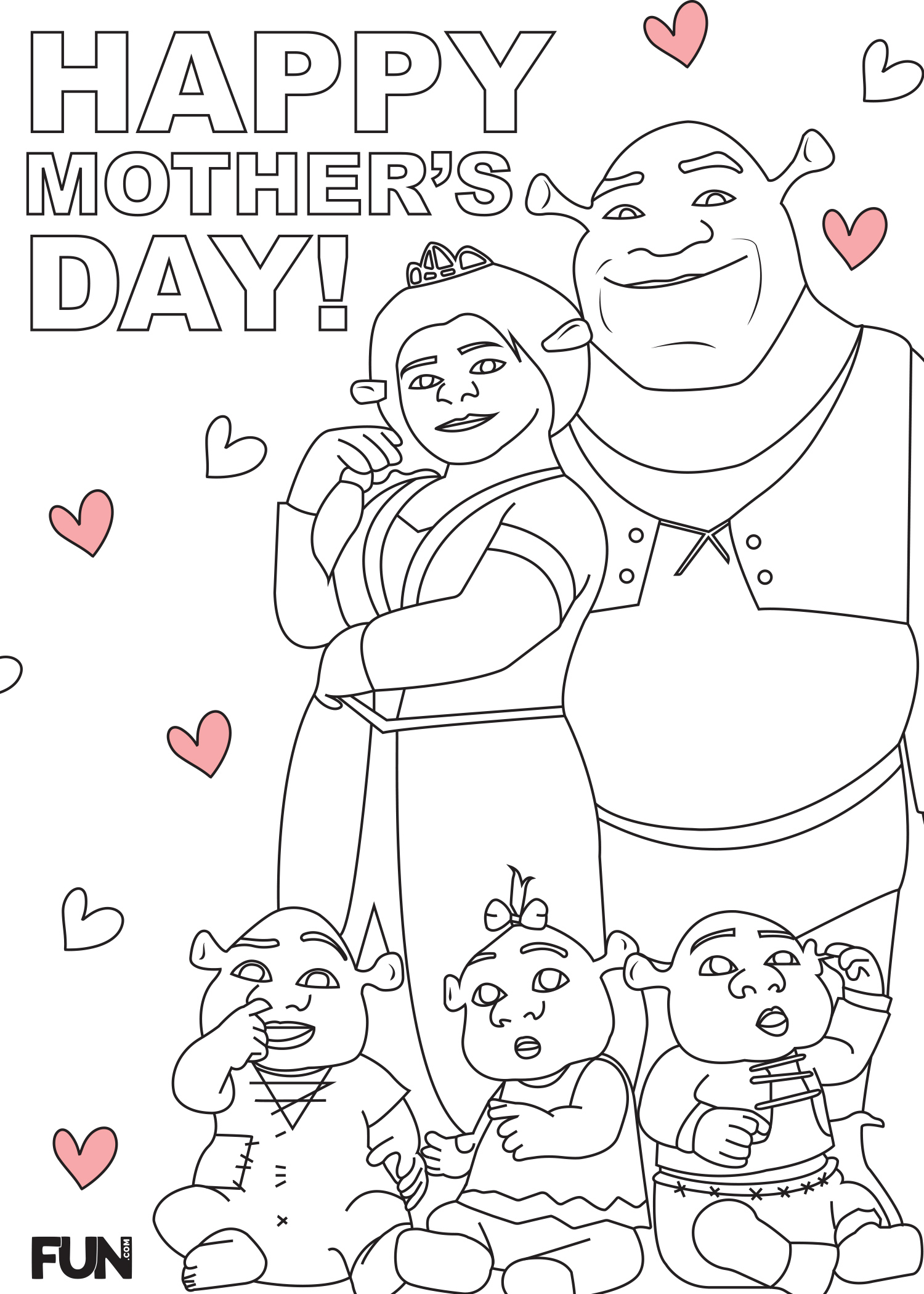 Shrek Mother's Day Card