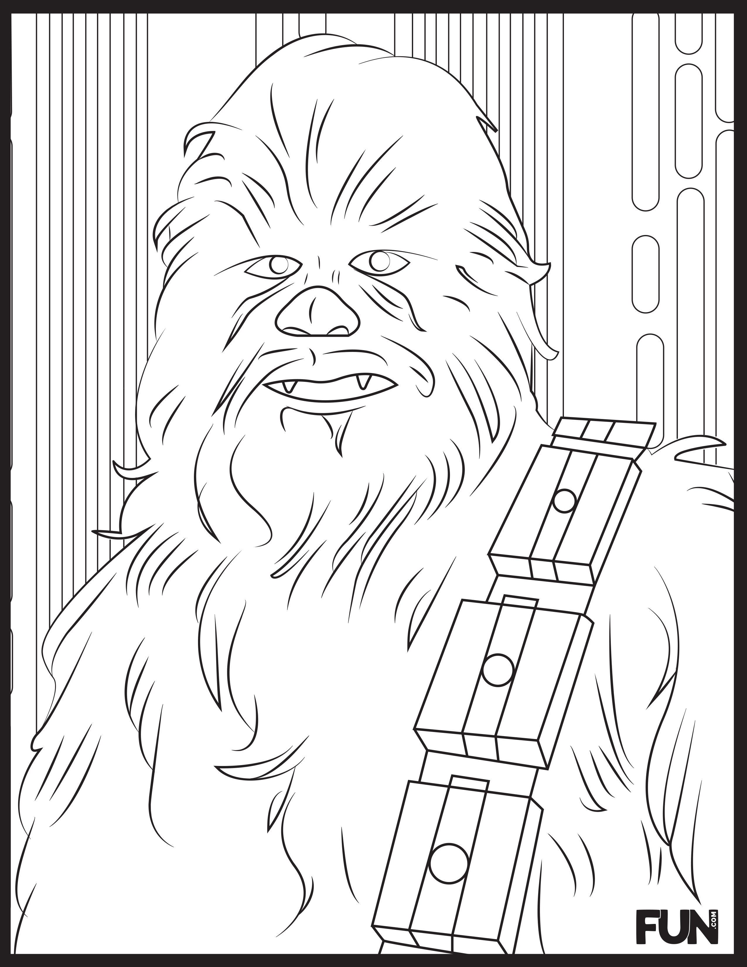 chewbacca coloring pages