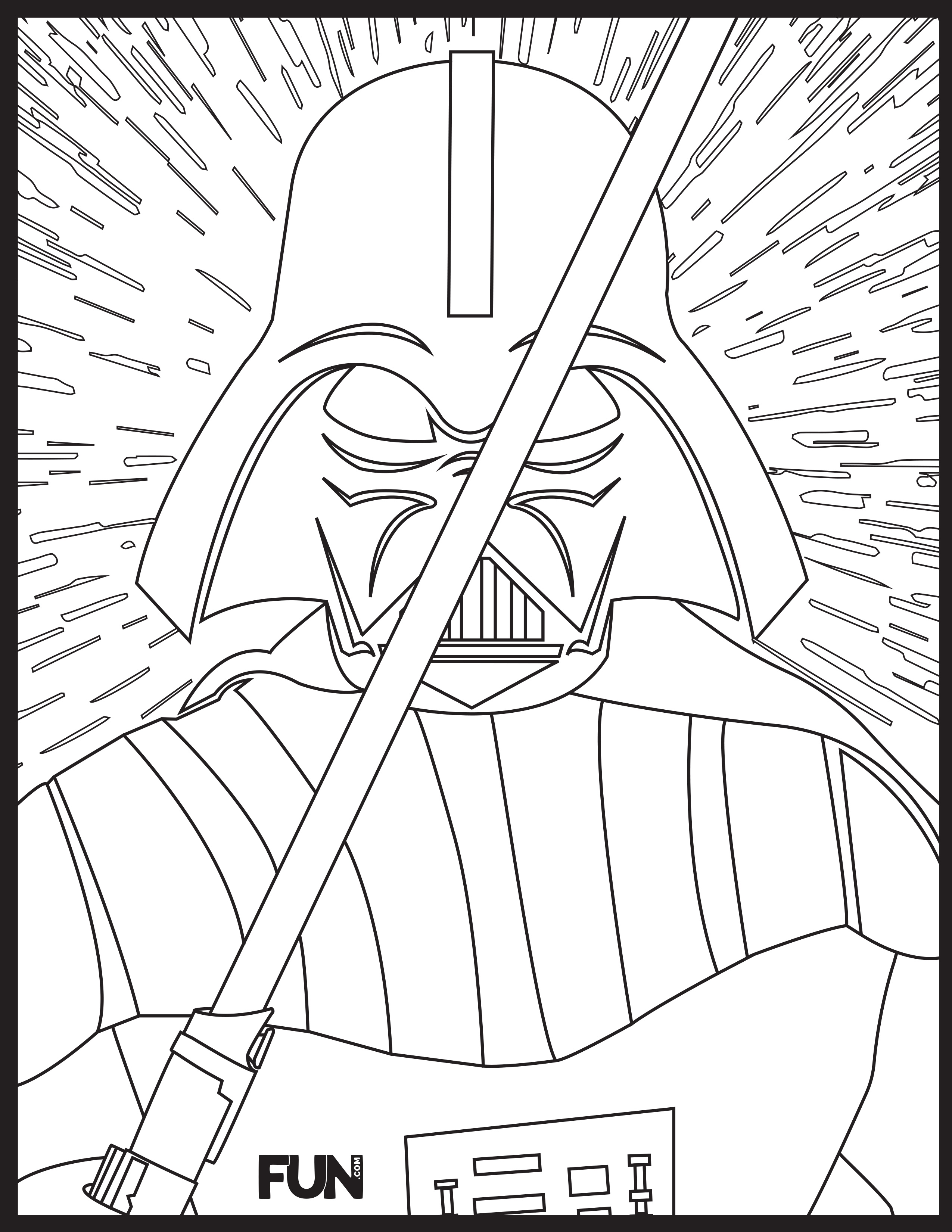 darth vader coloring pages