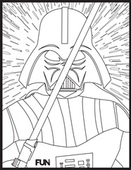 Darth Vader Coloring Page