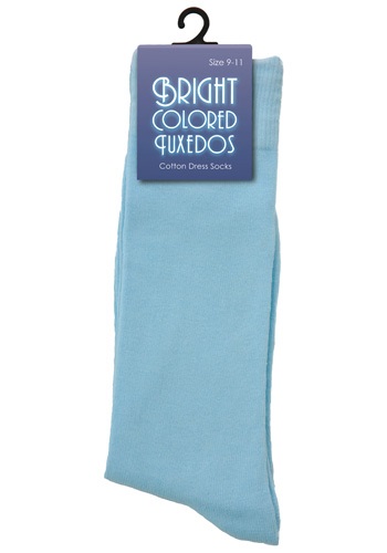 Powder Blue Dress Socks