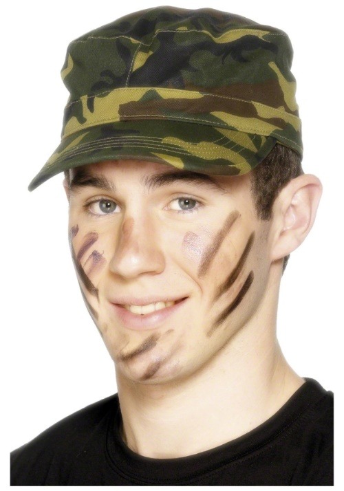 Woodland Camouflage Army Cap