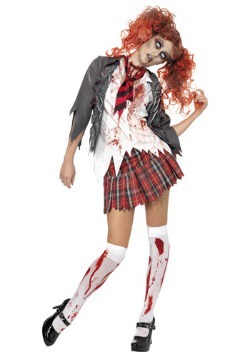 Women's School Girl Zombie Costume