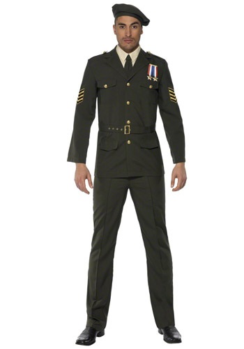 Wartime Officer Costume Uniform