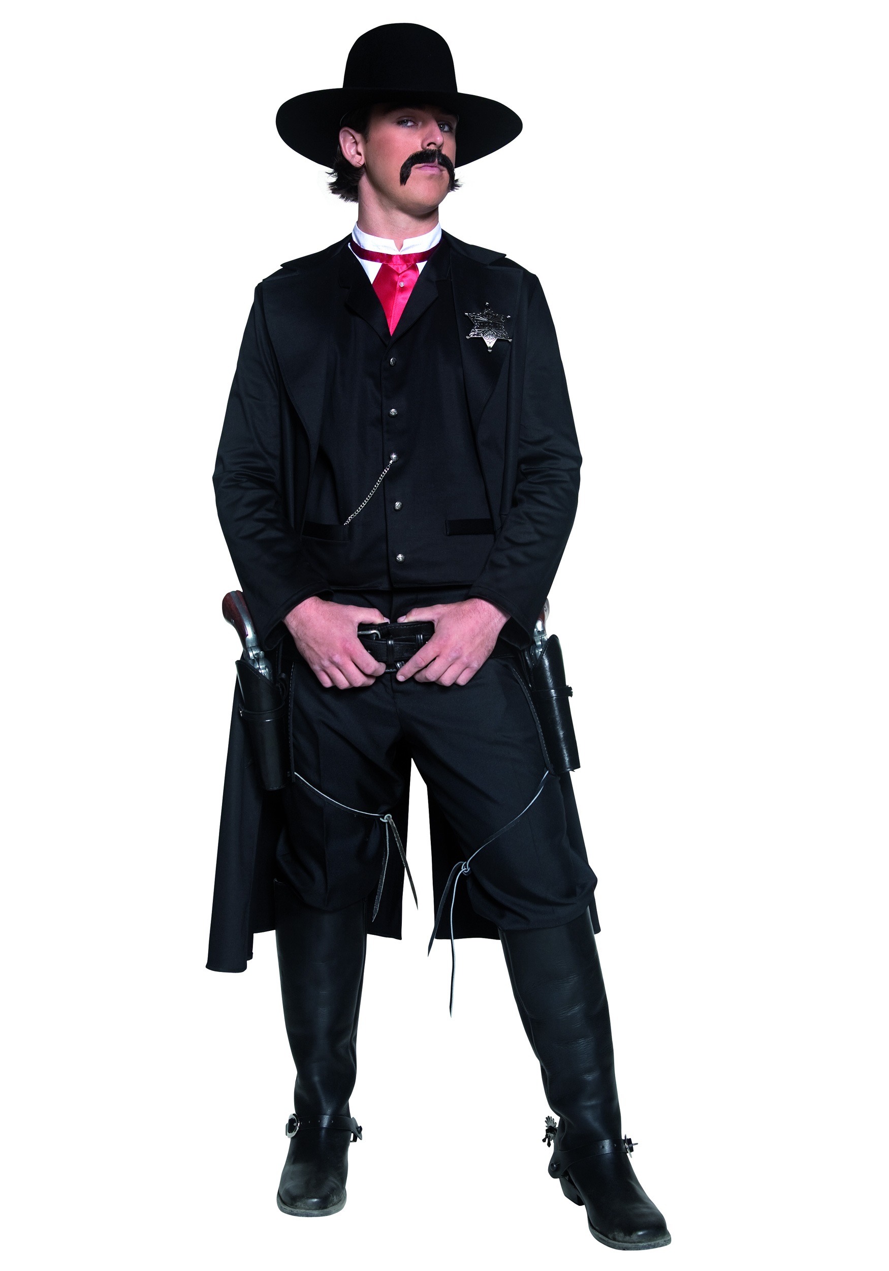 Photos - Fancy Dress Sheriff Smiffys Western  Men's Costume Black SM36156 