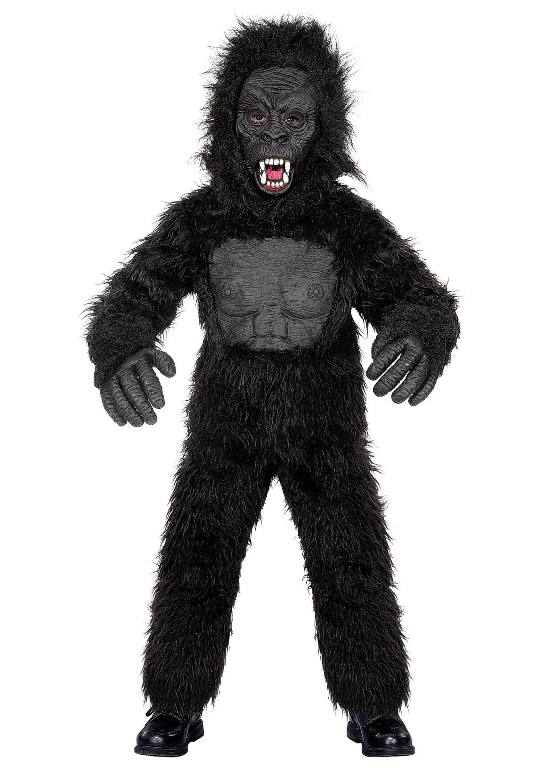 Photos - Fancy Dress Gorilla Seasons (HK) Ltd. Scary  Costume for Kids Black/Gray SNA2831 