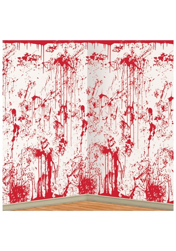 Scary Bloody Wall Backdrop Prop