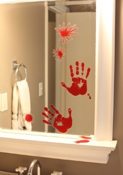 Bloody Horror Handprint Decor