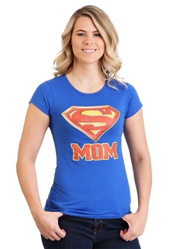 Womens Superman Super Mom T-Shirt Main Update