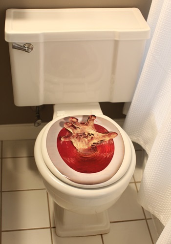 Zombie Hand Toilet Topper