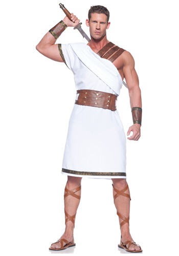 Mens Studly Greek Warrior Plus Size Costume