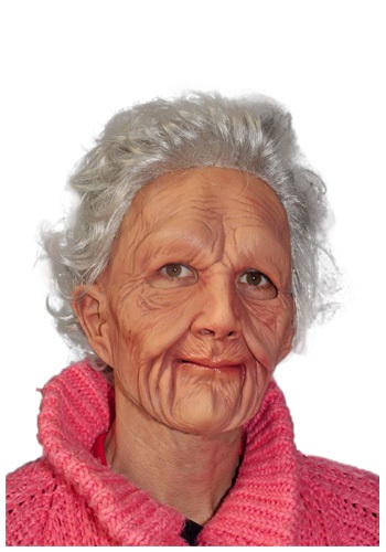 Spooky Old Woman Mask