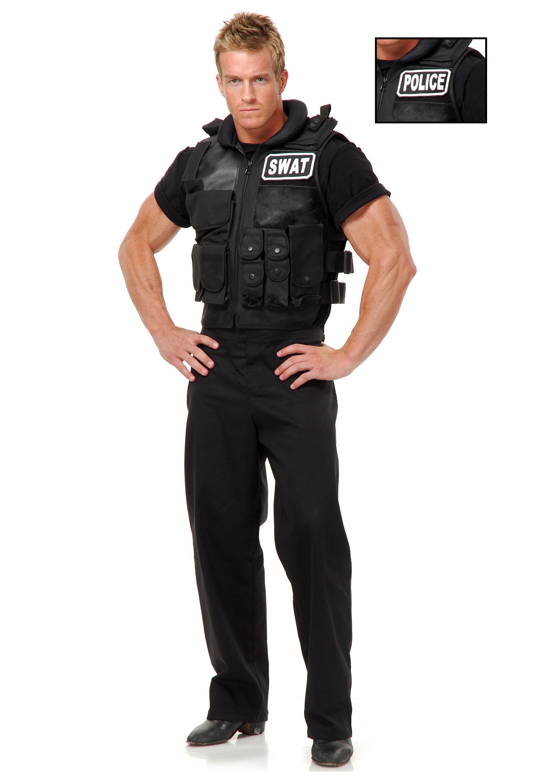SWAT Costume Vest Accessory