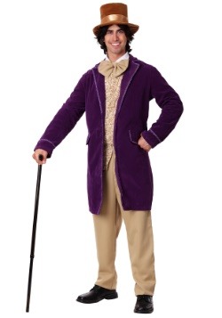 Deluxe Willy Wonka Plus Size Costume