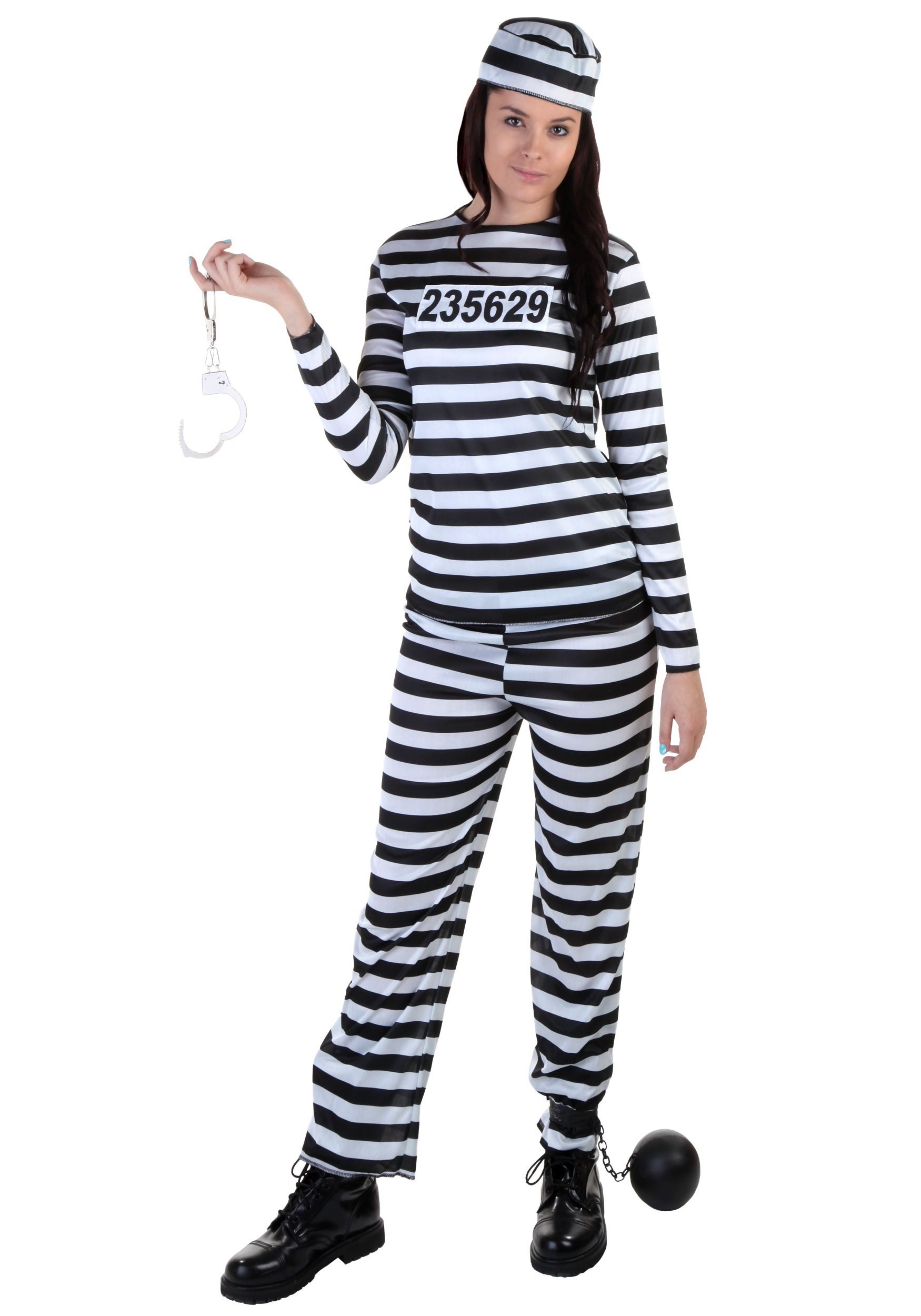 Prisoner Plus Size Costume for Women