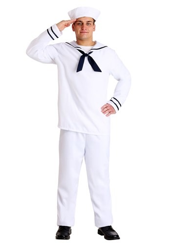 White Sailor Costume for Teens