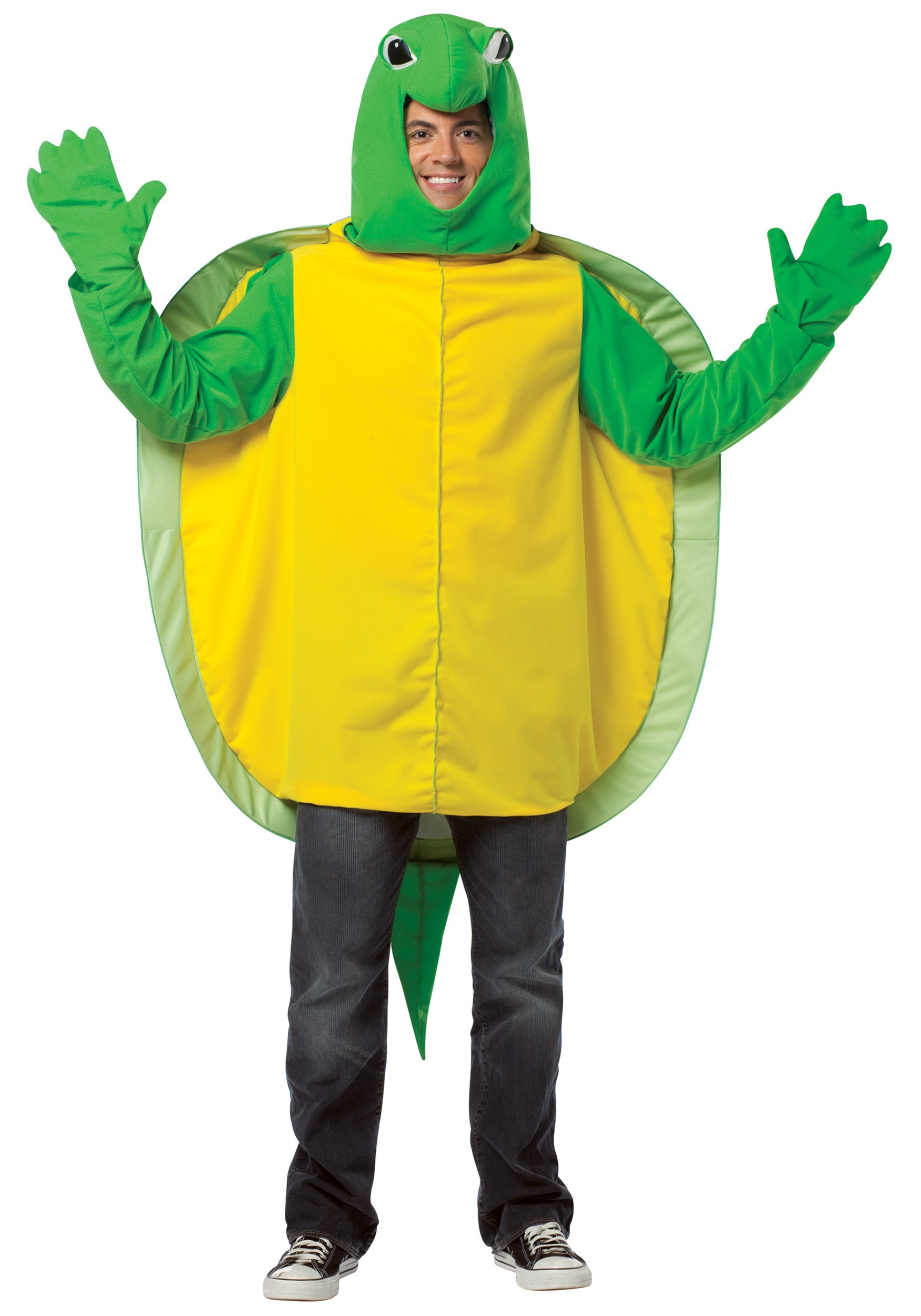 Photos - Fancy Dress Turtle Rasta Imposta  Adult Costume Green/Yellow RA6492 