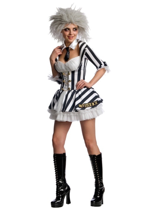 Women's Sexy Beetlejuice Costume