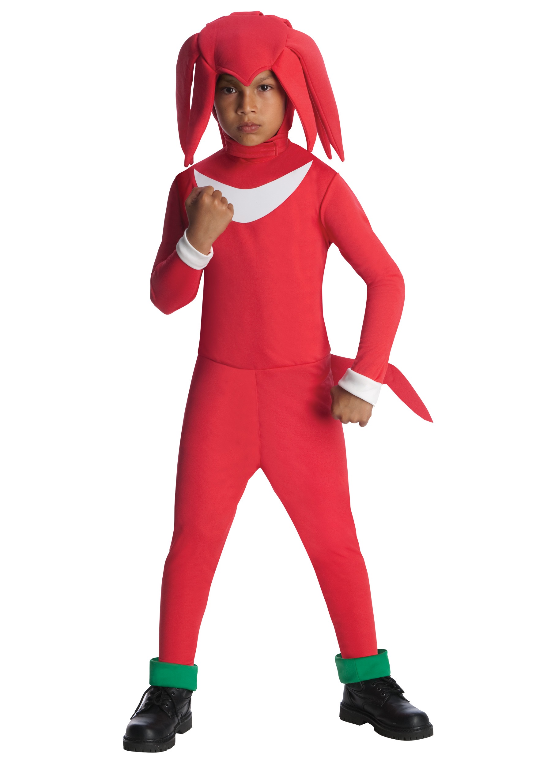 Christmas The Hedgehog Sonic Costume Kids Jumpsuit Mask Gloves Fancy Dress  Set