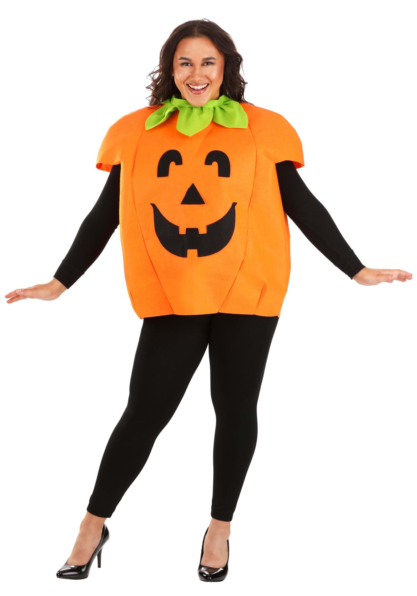Plus Size Adult Smiley Pumpkin Costume | Plus Size Costumes