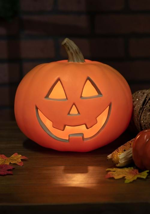 Traditional Light Up Pumpkin Decoration