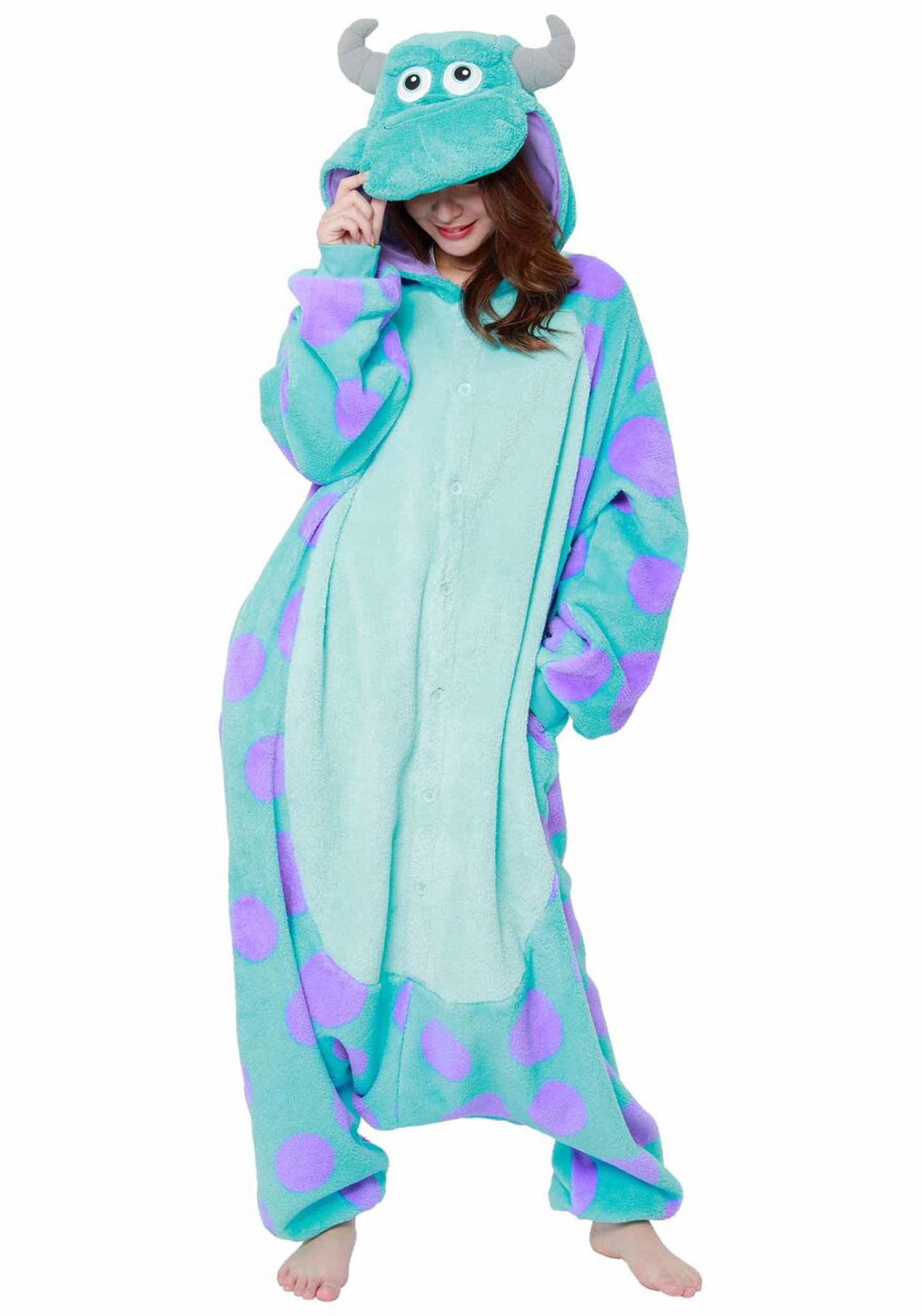 Sulley Adult Pajama Costume