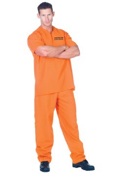 Men's Public Offender Inmate Costume