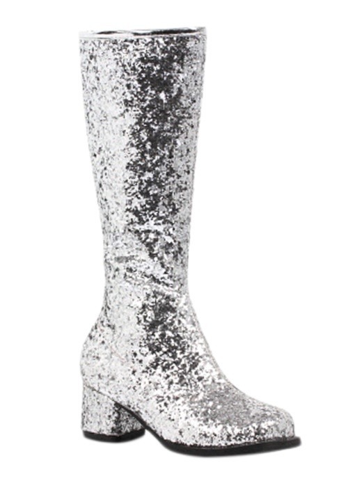 Girls Glitter Go-Go Boots