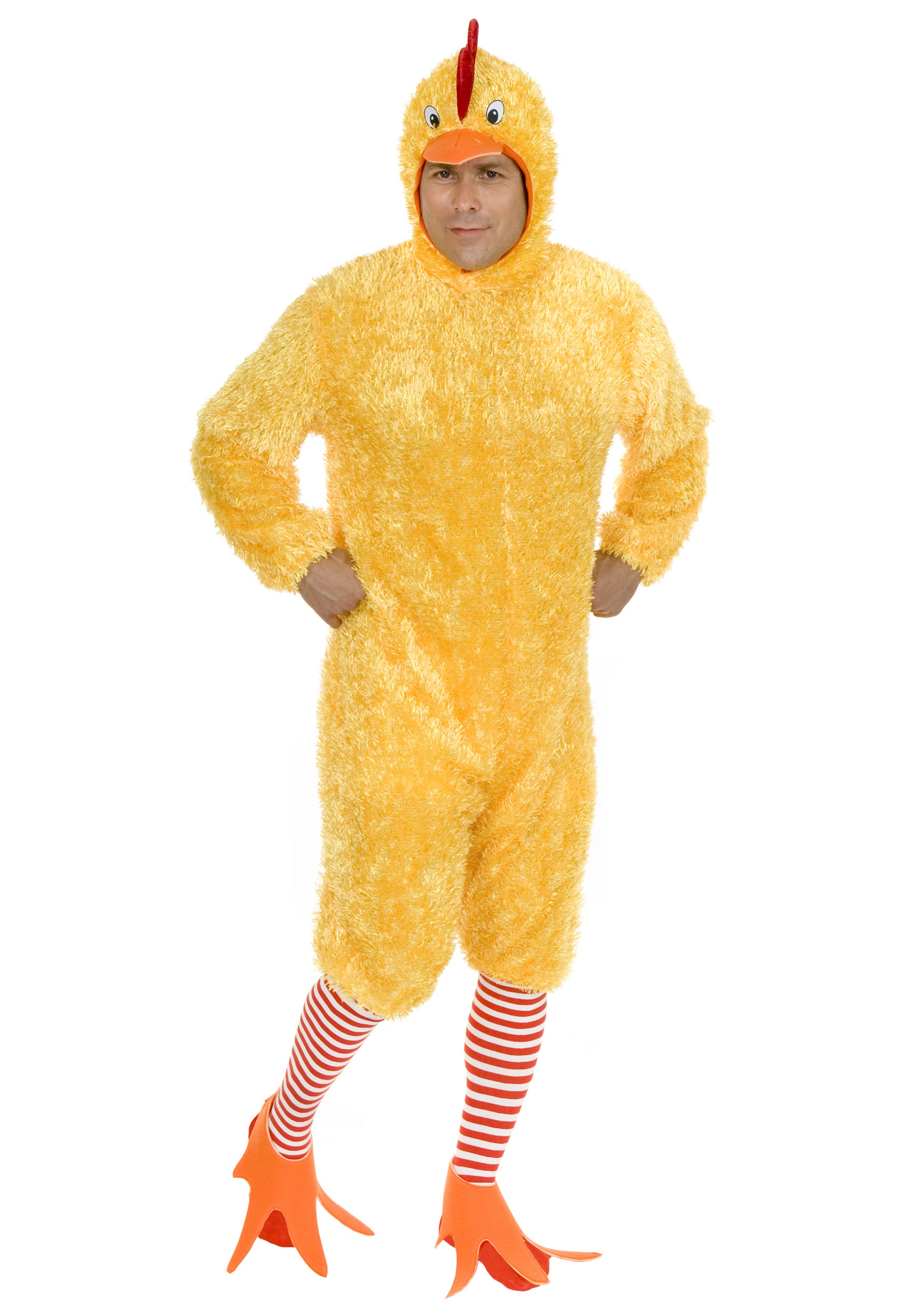 Funky Chicken Plus Size Costume , Adult Chicken Costume
