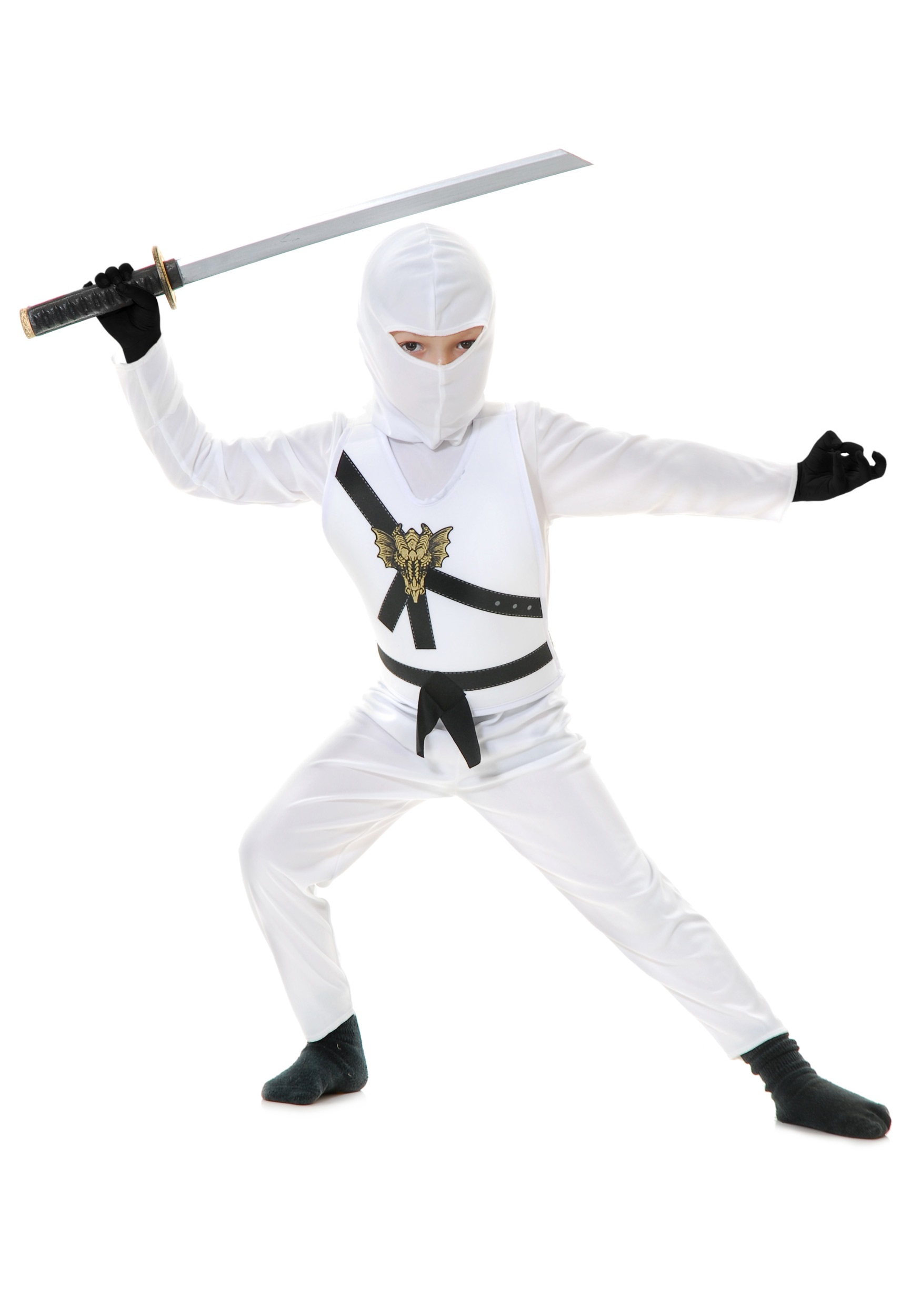 Child White Ninja Costume