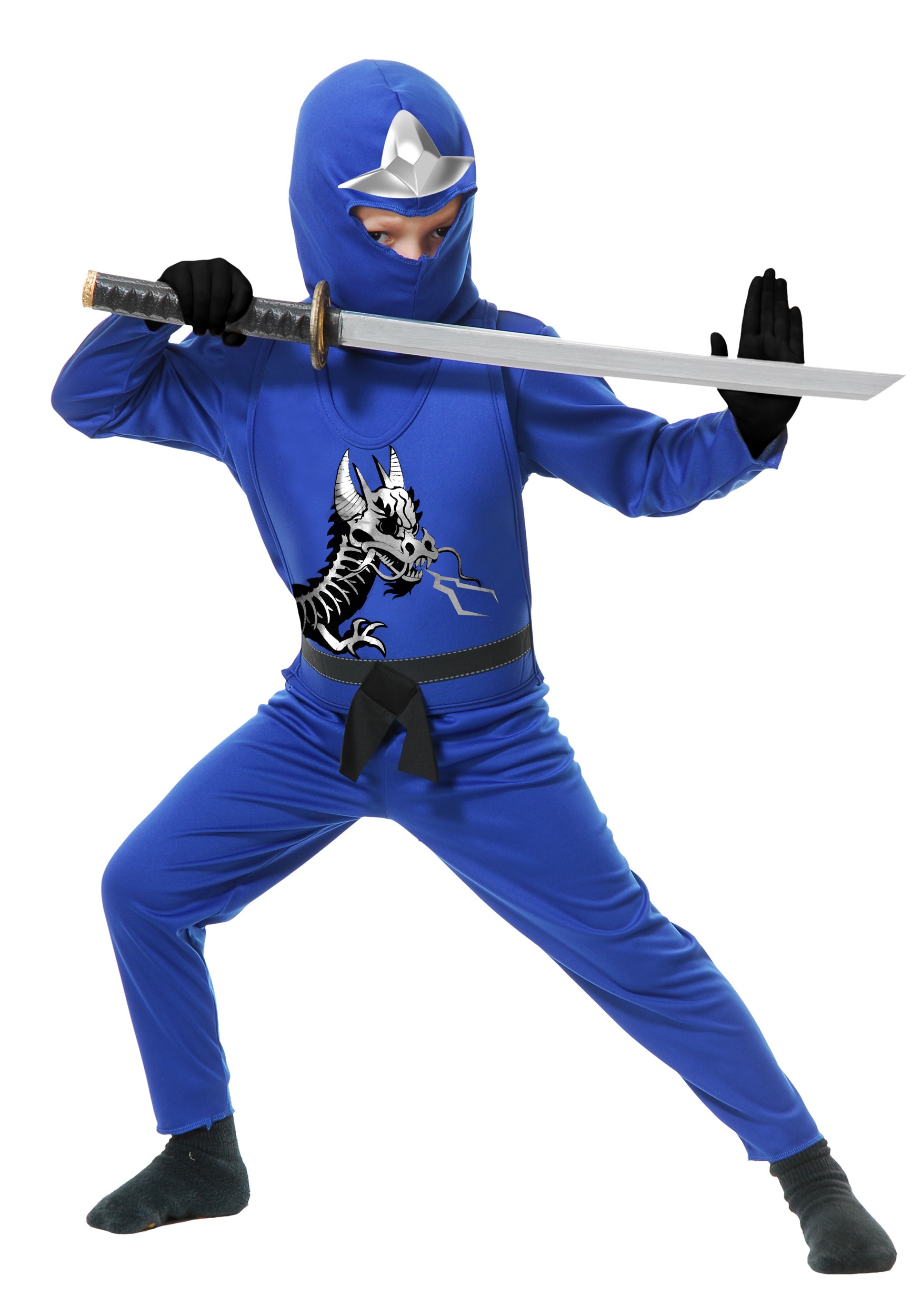 Ninja Avengers Series II Kids Blue Costume