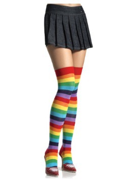 Thigh High Rainbow Stockings11