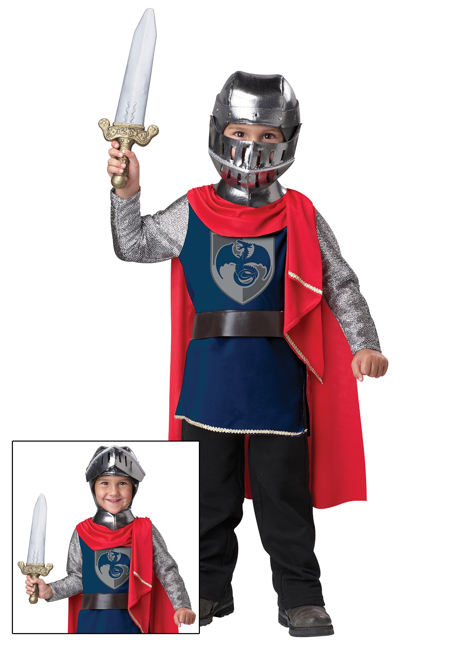 Valiant Knight Toddler Costume