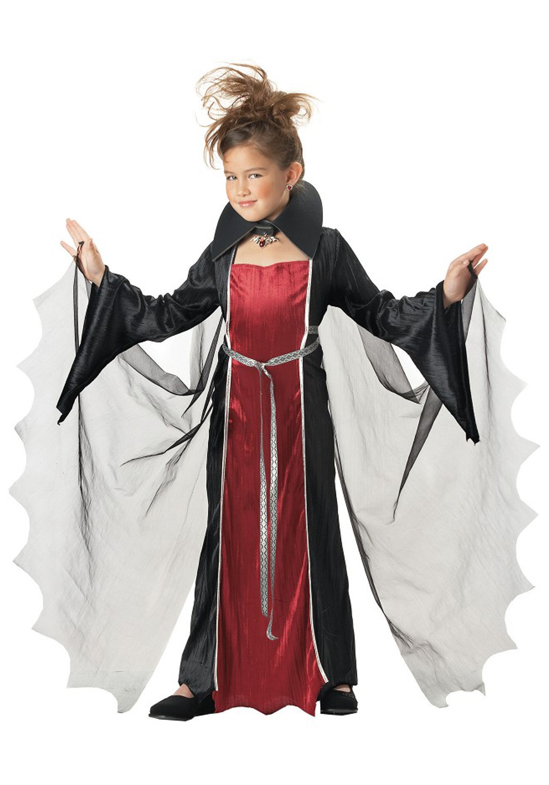 Photos - Fancy Dress California Costume Collection Vampire Costume for Girls Black/Red/ 