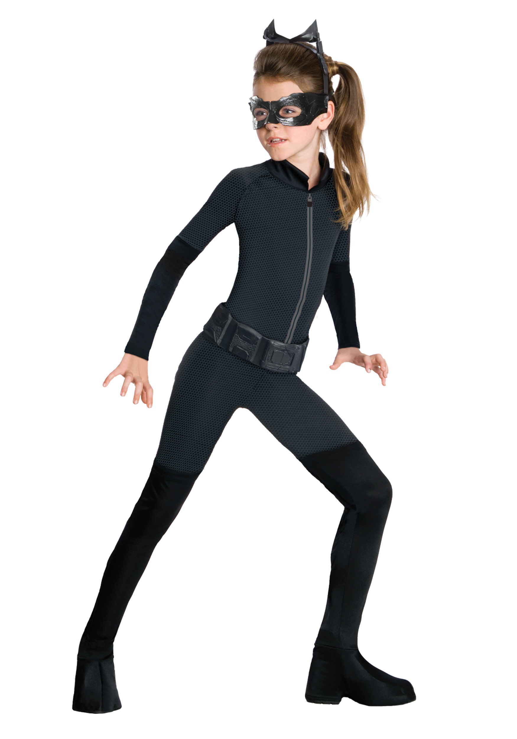 Photos - Fancy Dress Rubies Costume Co. Inc Tween Catwoman Costume | Girls Superhero Costumes B 