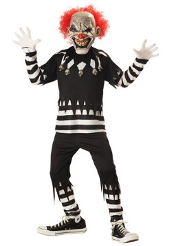 Psycho Clown Boy's Costume