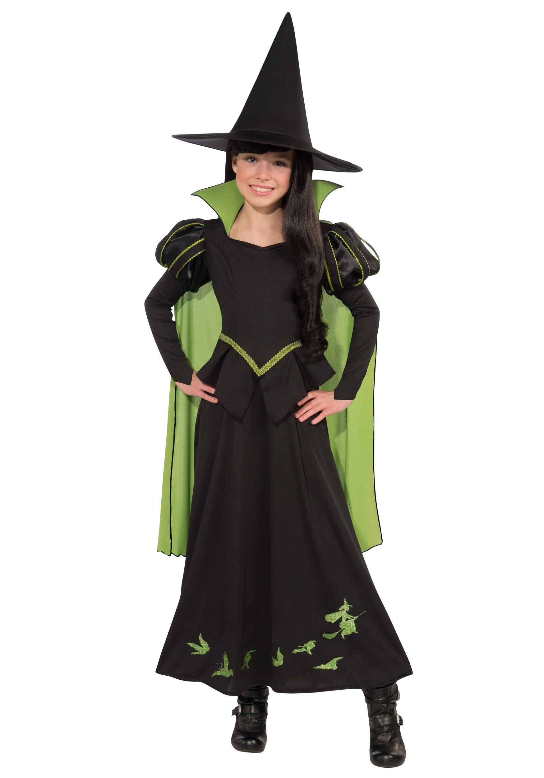 Photos - Fancy Dress Rubies Costume Co. Inc Wicked Witch of the West Child Costume Black/Gr 
