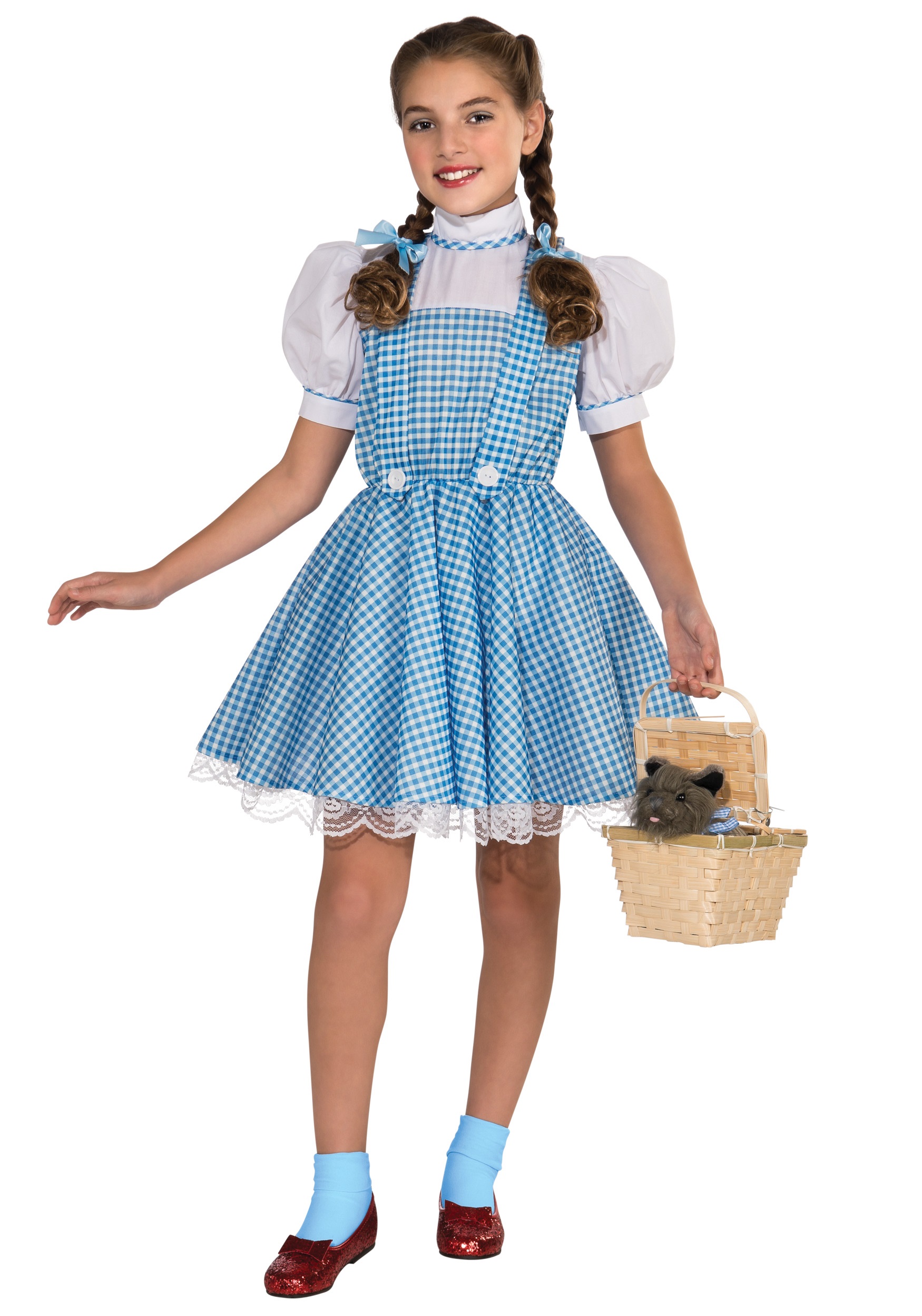 Photos - Fancy Dress Rubies Costume Co. Inc Deluxe Dorothy Costume for Girls Blue RU886494 