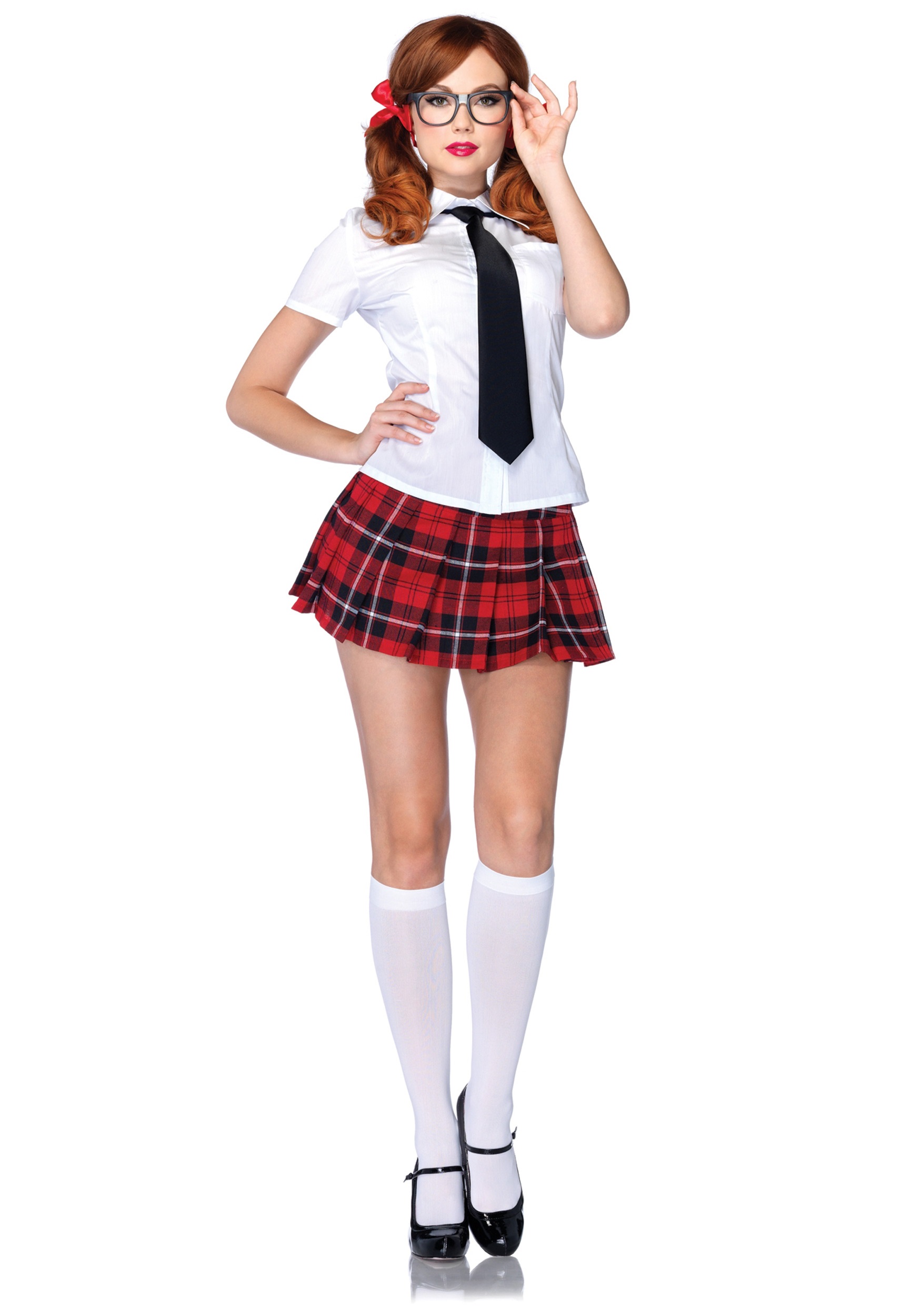 Photos - Fancy Dress MKW Leg Avenue Private School Costume For Women Red/White LE85112 