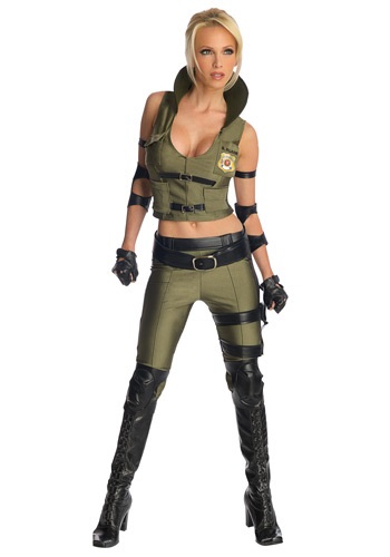 Women's Deluxe Mortal Kombat Sonya Blade Costume