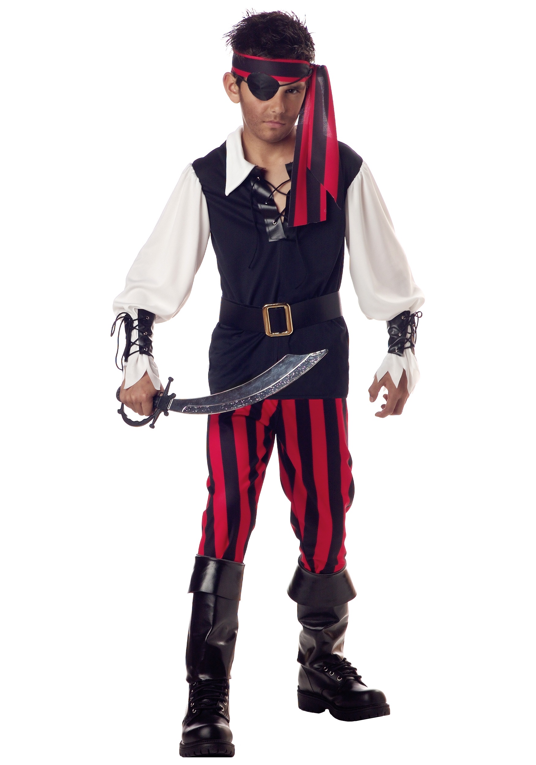 Photos - Fancy Dress California Costume Collection Cutthroat Pirate Costume for Boys | Pirate C 