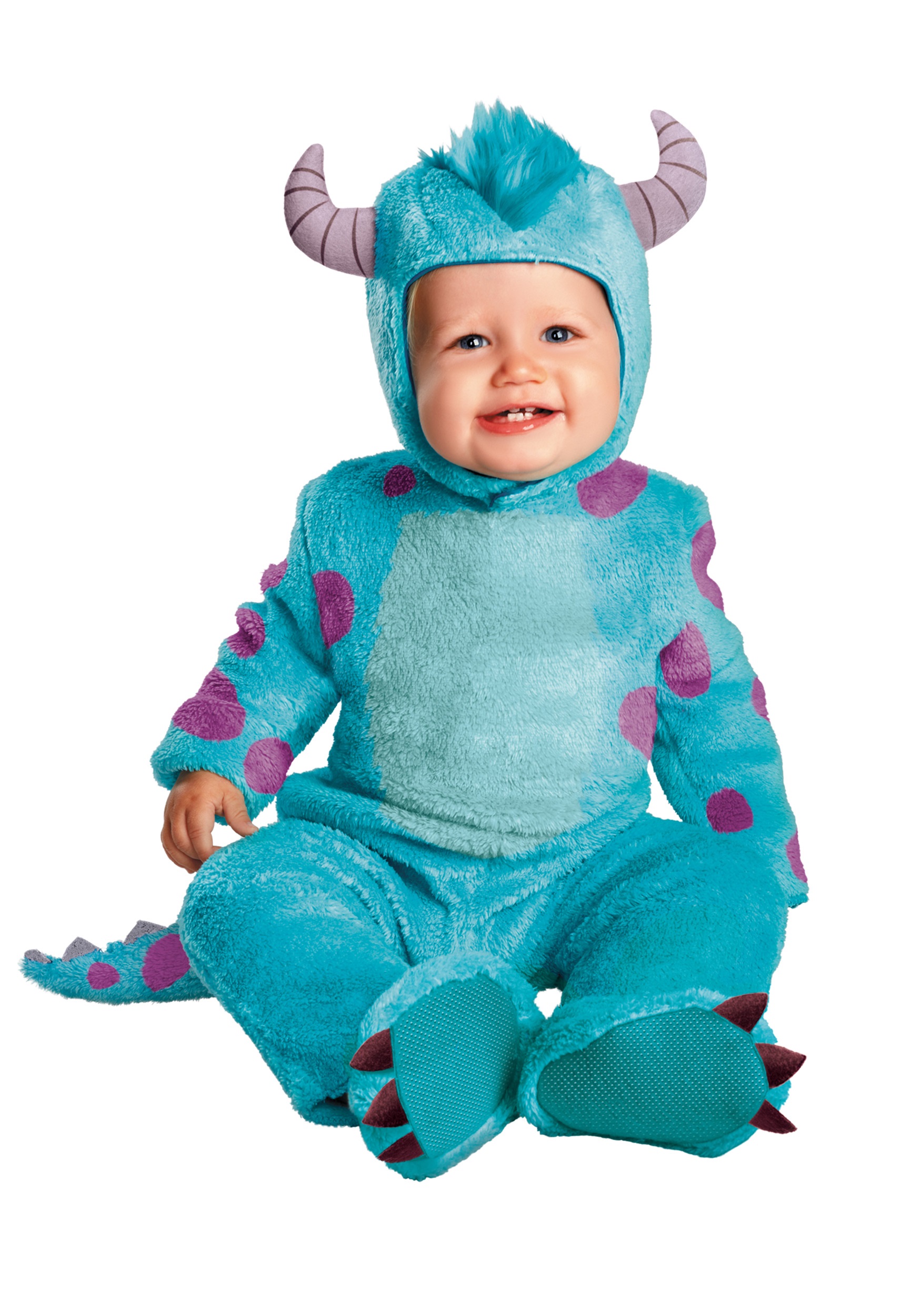 Photos - Fancy Dress Classic Disguise Infant  Sulley Costume | Monsters Inc Baby Costume Purple& 