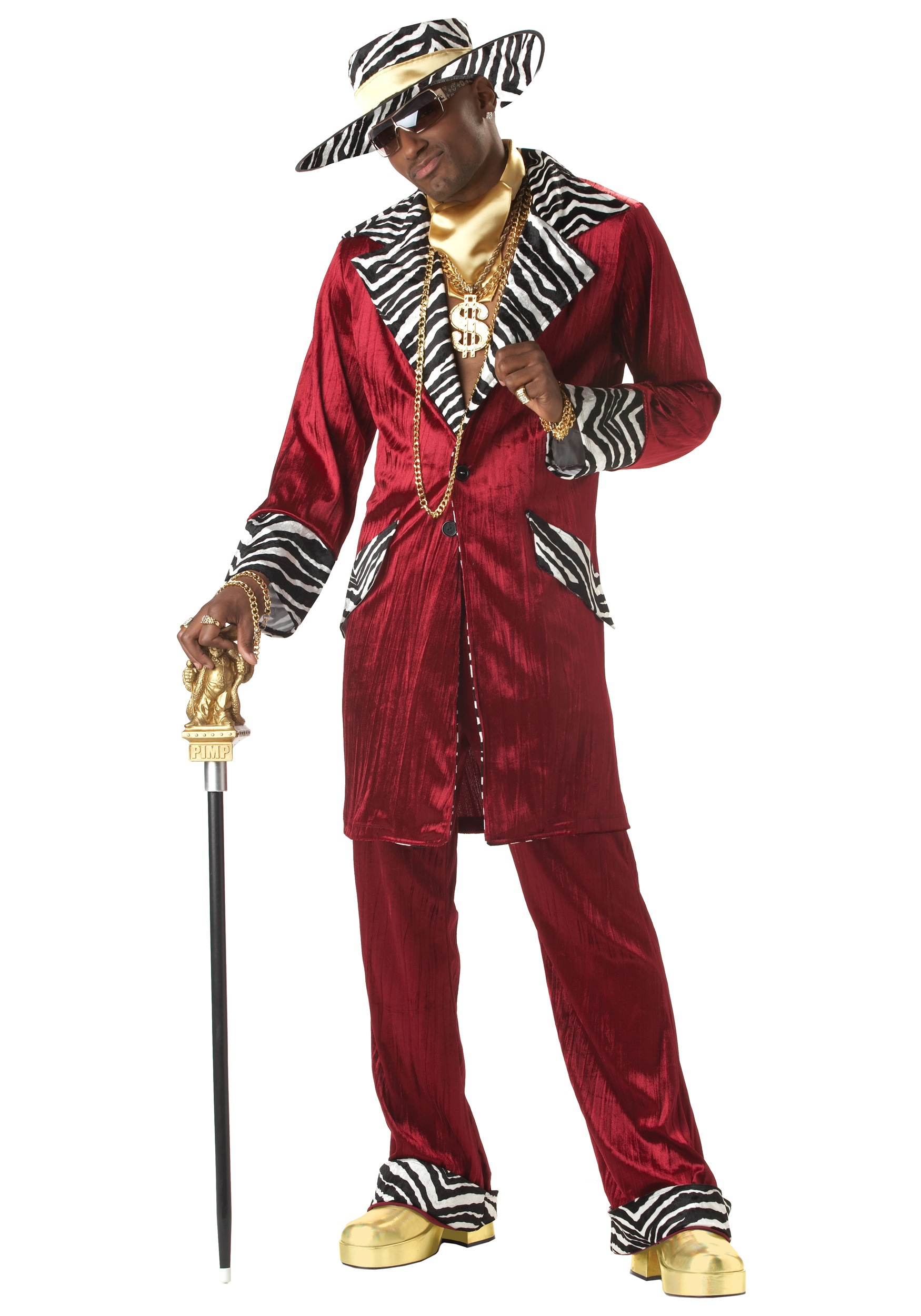 ordlyd Forsvinde nok Sweet Daddy Pimp Costume for Men