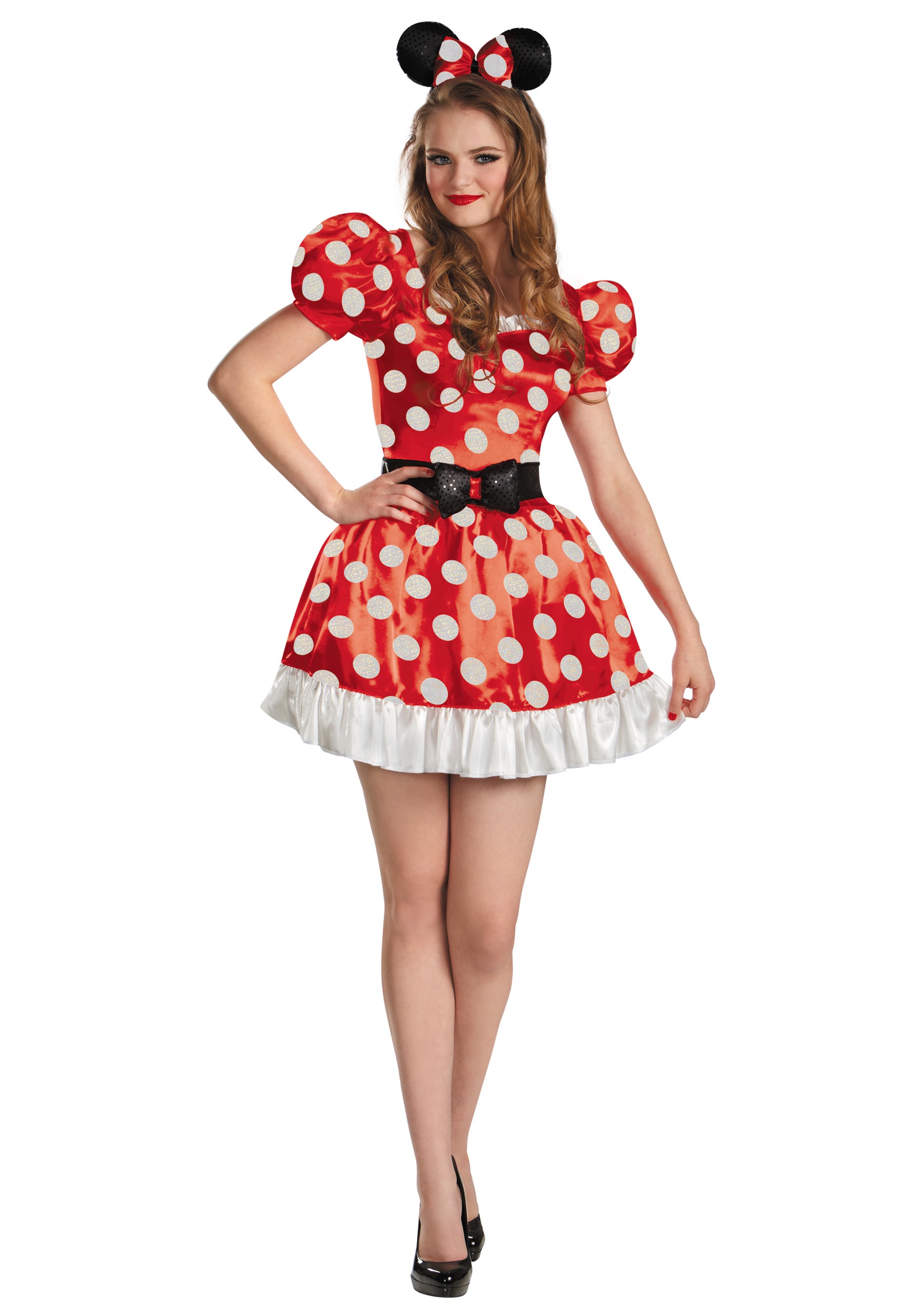 Photos - Fancy Dress Disney Disguise Adult  Classic Red Minnie Costume Dress |  Costumes B 