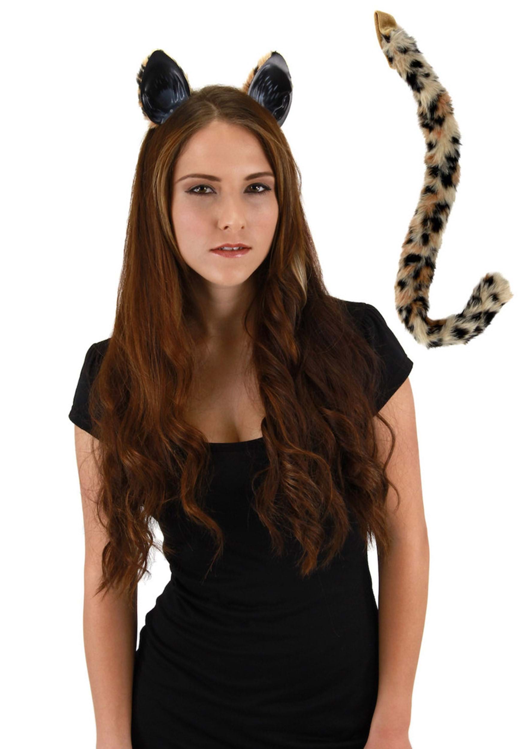 Cheetah Ears and Tail Set